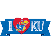 Kansas Jayhawks Sticker by kualumni