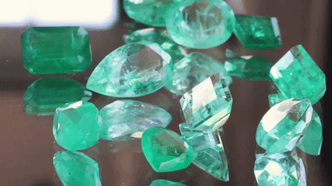 Emerald Gemstones GIF by Alexis Russell