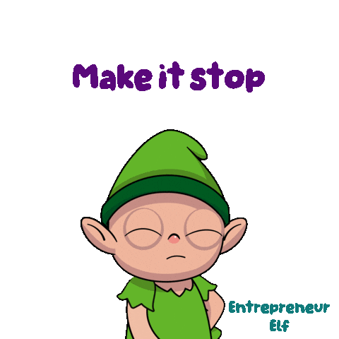 Marketing Please Stop Sticker by VeeFriends