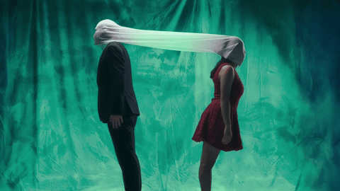 mycloudyeye art giphycreatortest lesamantsphotoshoot renémagritte GIF