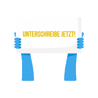 Abstimmung Unterschrift Sticker by Radentscheid Bayern