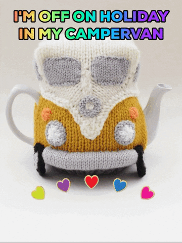 Happy Holidays Camper GIF by TeaCosyFolk