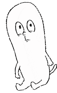 Confused Ghost Sticker