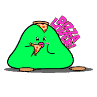 MissYeika love food pizza hungry Sticker