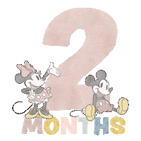 DisneyBaby baby disney 2 baby milestone Sticker