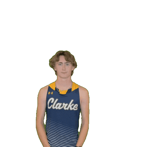 Clarke Athletics Sticker by Clarke University