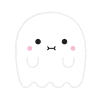 Halloween Ghost Sticker by Noodoll