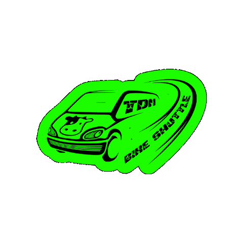 Bikeshuttle Sticker by Teste di Marmo