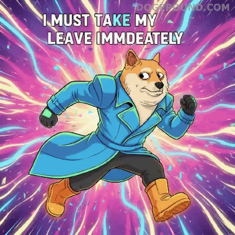 Got To Go Running GIF by Doge Pound