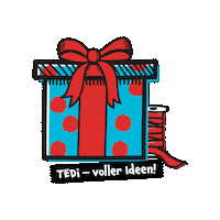 tedideutschland geschenk geschenke tedi vollerideen Sticker
