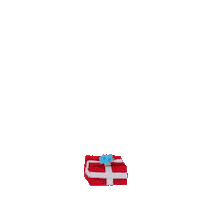 Merry Christmas Wow Sticker by Lawrence Becker