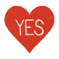 Heart Yes Sticker