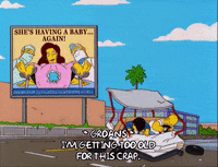 homer simpson crash GIF