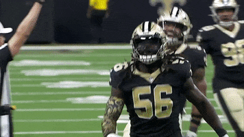 Sack Football Celebration GIF by New Orleans Saints