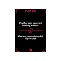 Proud Question Sticker by Pvrpose