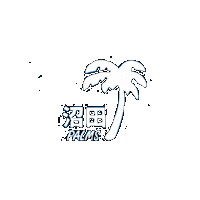 Palmsstamp Sticker by numata