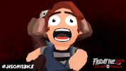 shocked friday the 13th GIF by Blue Wizard