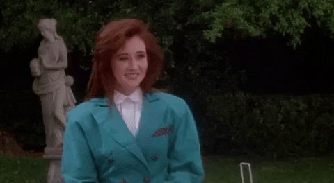 heathers laughing GIF