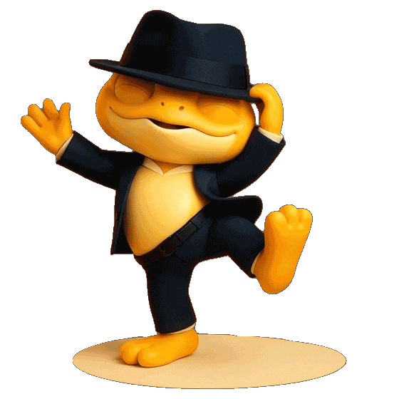 Thrusting Michael Jackson Sticker by Turbo Toad