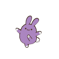 Dance Cute Bunny Sticker by Moriusa