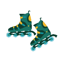 Rollerskating Skating Sticker