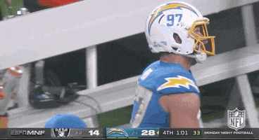 Los Angeles Chargers Hug GIF by NFL