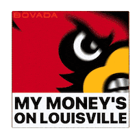 Louisville Cardinals Sticker by Bovada