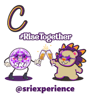Cheers Rise Together Sticker by SRI_Experience