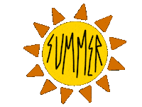 Summer Swimming Sticker by Marcel Katz Dalí / The Art Plug