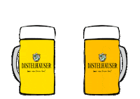 Cheers Bier Sticker by Distelhäuser