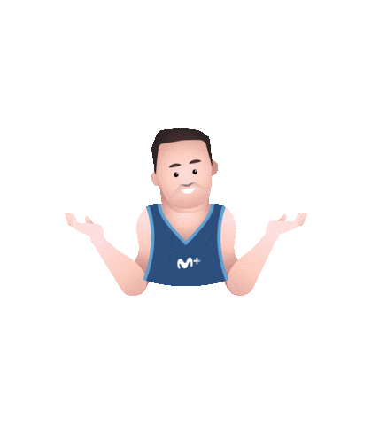nba shrug Sticker by Movistar+