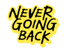 Never Going Back Sticker by Favor Church