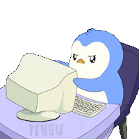 Angry Monday Sticker by Pudgy Penguins