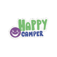 Summer Camp Hcl Sticker by Happy Camper Live