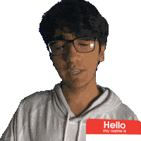 Greeting My Name Is Sticker