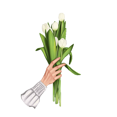 For You Flower Sticker