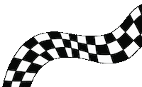 Black And White Wave Sticker