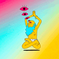 trippy third eye GIF