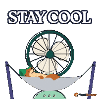 Relaxing Chill Out Sticker by WorkBeaver