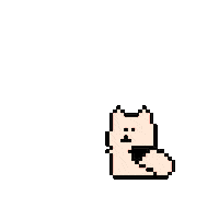 rittothefox love heart pixel kawaii Sticker