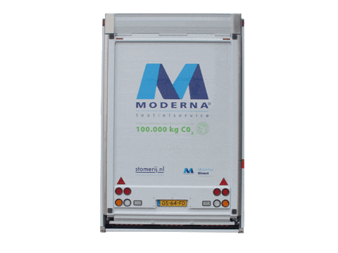 ModernaTextielservice giphyupload transport moderna dubble Sticker