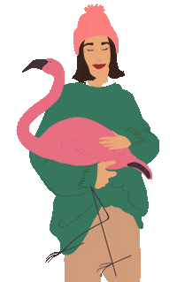 Pink Woman Sticker