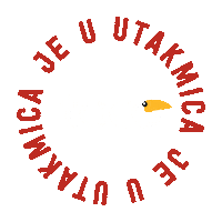 SamoToco hrvatska sok nogomet tukan Sticker