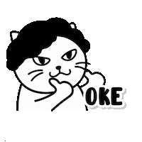 Cat Note Sticker by escobark.id