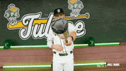 College Baseball Lee GIF by GreenWave