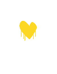 heart drippyheart Sticker by Kerri Rosenthal LLC