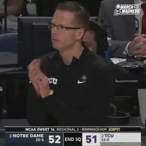 Well Done Applause GIF by NCAA March Madness