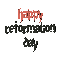 shopreformedbeauty reformed 1517 protestant reformation reformed beauty Sticker