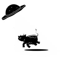 Cow Belive Sticker