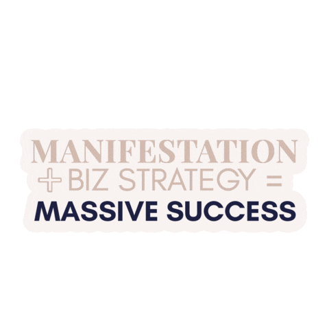 Entrepreneur Success Sticker by Manifestation Babe